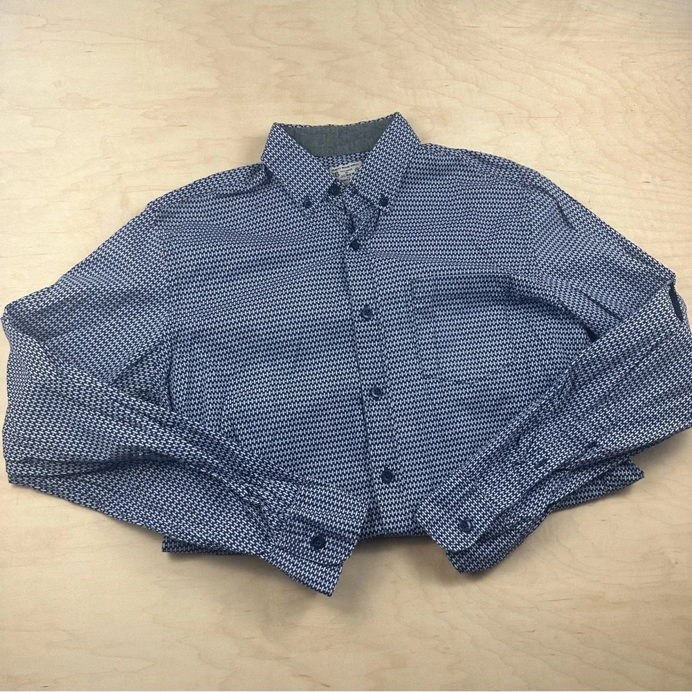 J.Crew Blue Button-Up Shirt